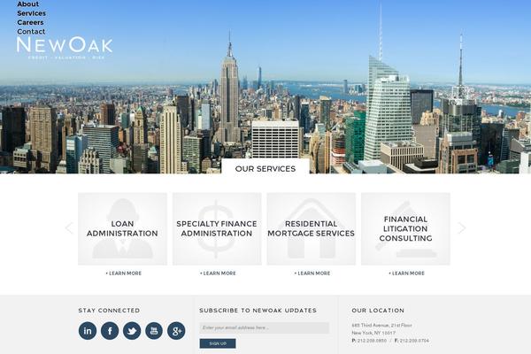 newoak theme websites examples