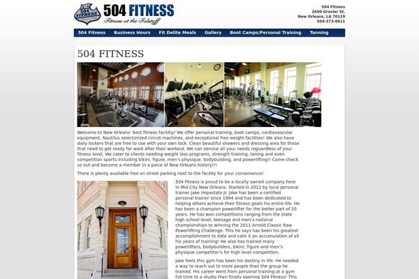 neworleansfitnesscenter.com site used 504fitness