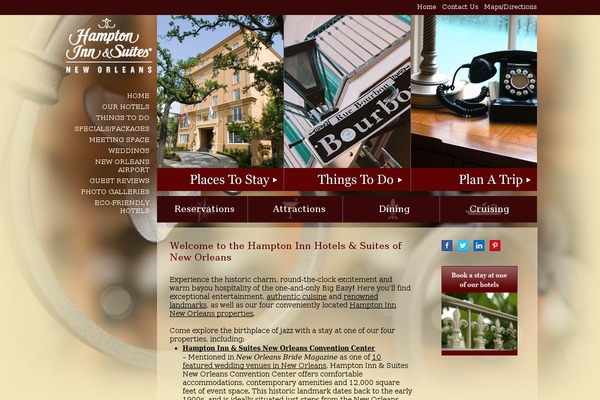 neworleans theme websites examples