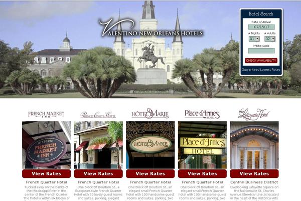 neworleanshotels.com site used Neworleans