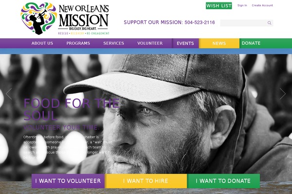WordPress website example screenshot