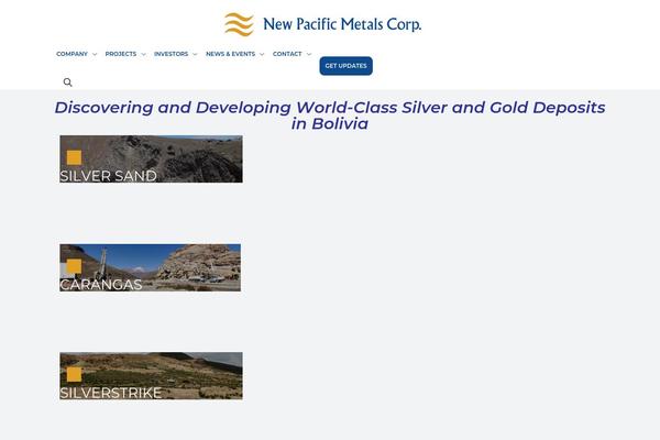 newpacificmetals.com site used Colza