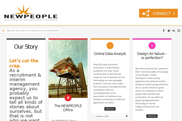 newpeople.nl site used Newpeople