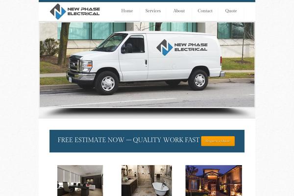 newphaseelectric.ca site used Wrings