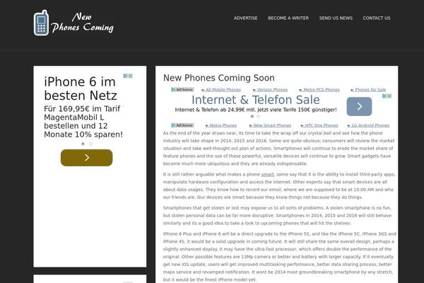 newphonescoming.com site used Newphones