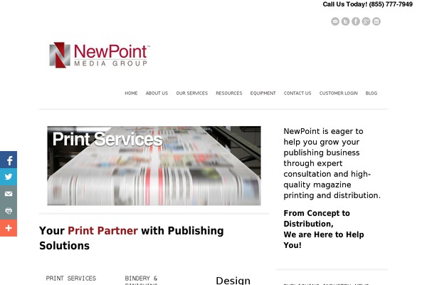 WordPress website example screenshot