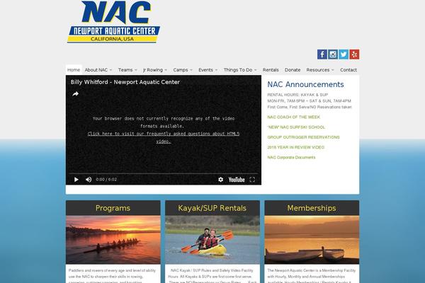 newportaquaticcenter.com site used Nac
