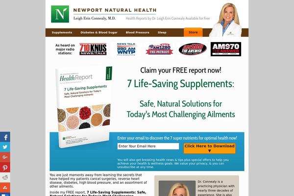 newporthealth.com site used Newport