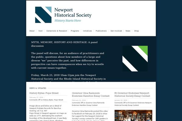 newporthistory.org site used Figpress