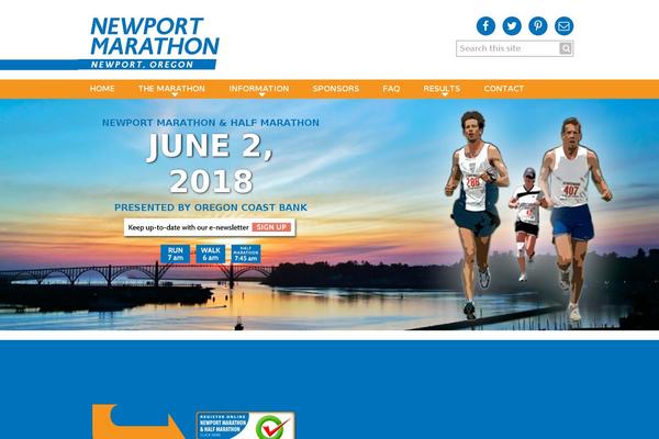 newportmarathon.org site used Newport-marathon