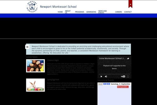 WordPress website example screenshot