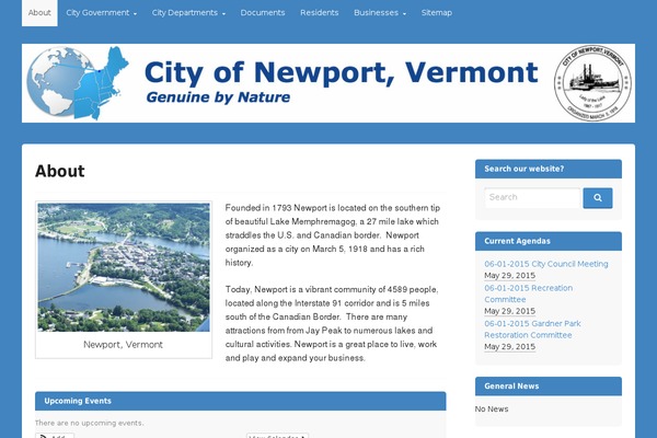 newportvermont.org site used Newportvermont