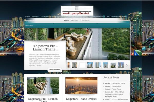 ElegantEstate theme site design template sample