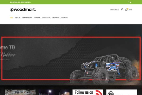 WoodMart theme site design template sample