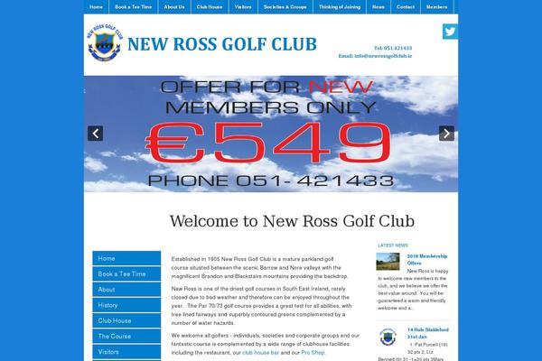 newrossgolfclub.ie site used Nrgc