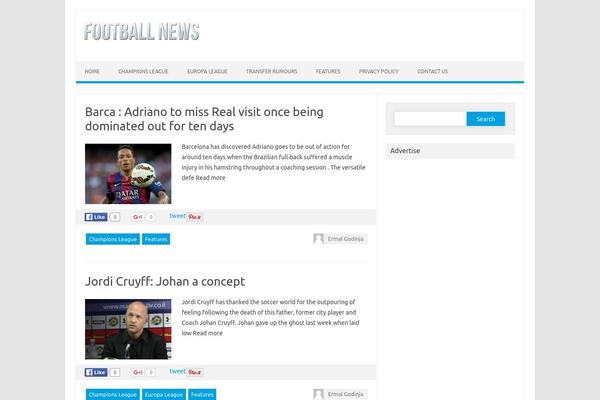 news-football.net site used Footballblog