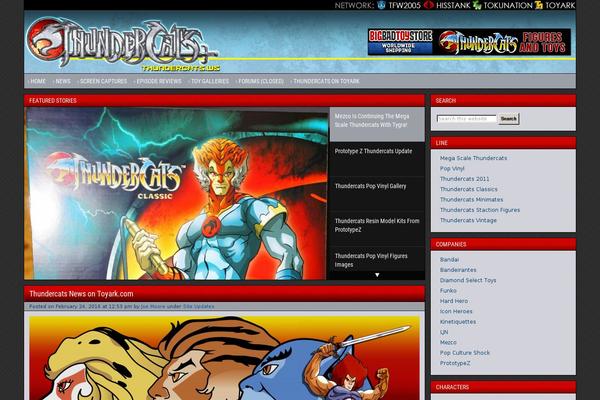 news.thundercats.ws site used Thundercats