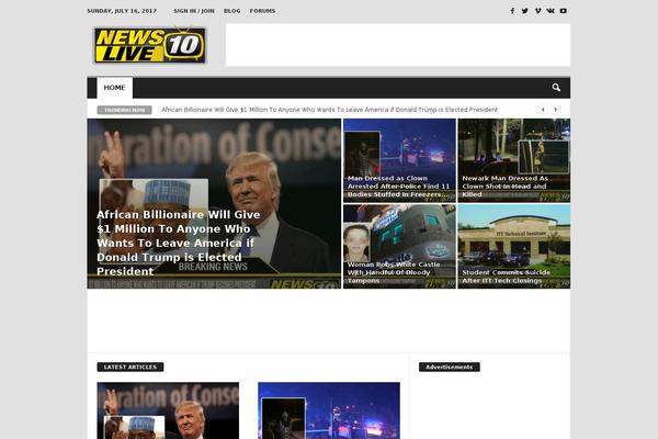 news10live.com site used News10live