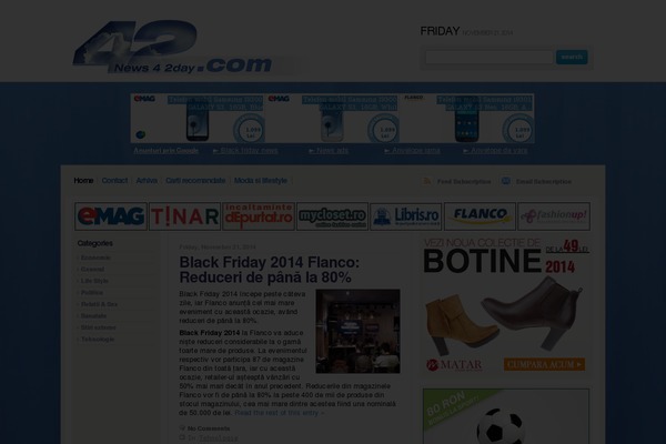 news42day.com site used Newmag-theme