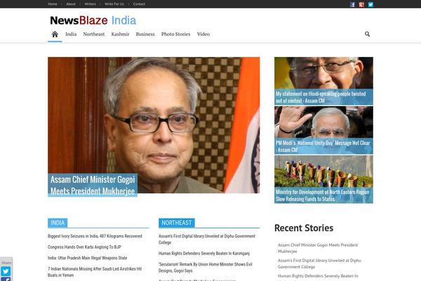 newsblaze.in site used Extra