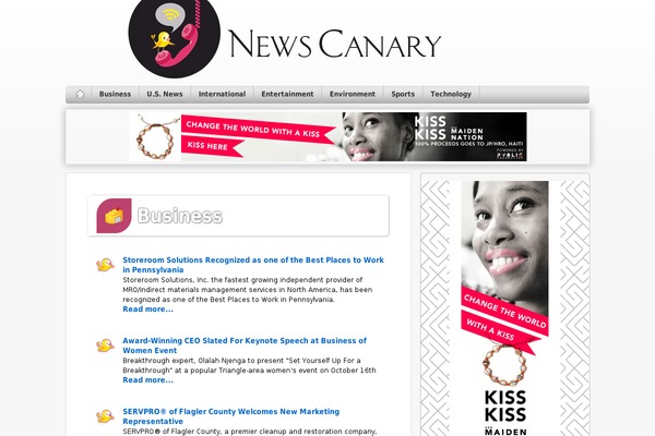 newscanary.com site used Newscanary