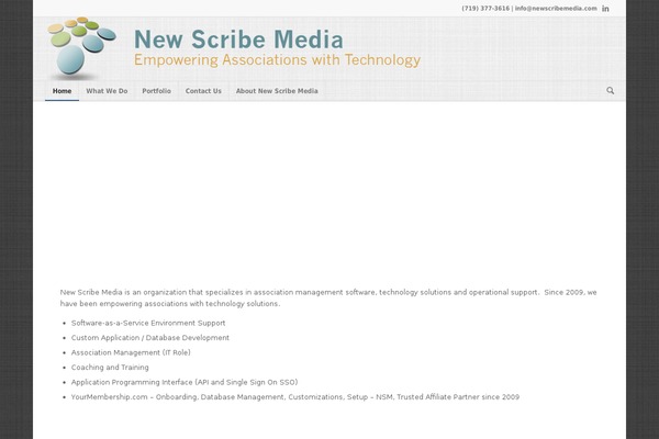 WordPress website example screenshot