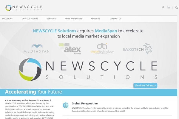 Circles website example screenshot