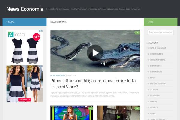 Hueman theme site design template sample