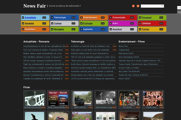 Onenews Premium theme site design template sample