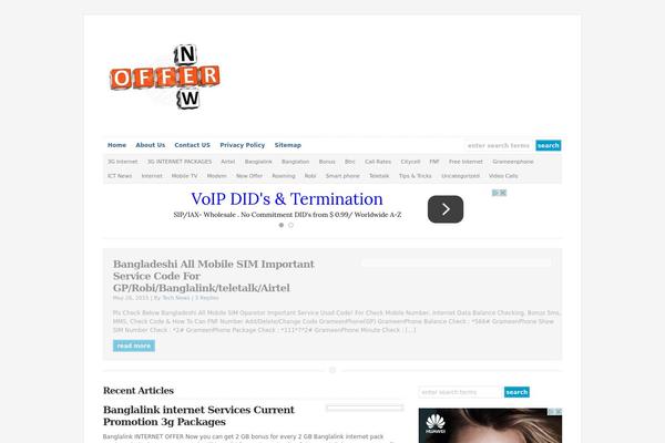 newsimoffer.com site used Wp