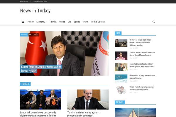 Newspaper theme site design template sample