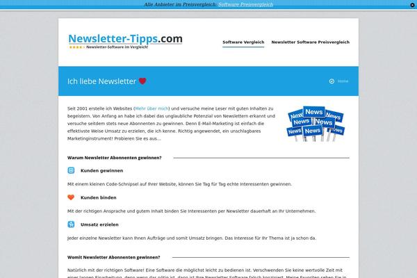 newsletter-tipps.com site used Newsletter