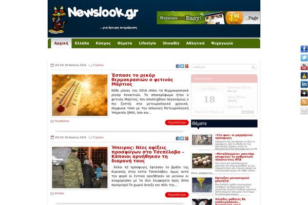 newslook.gr site used Newslookgr