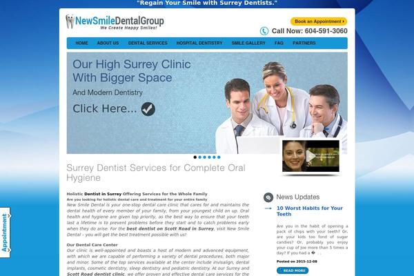 newsmiledental.ca site used Nirvananc