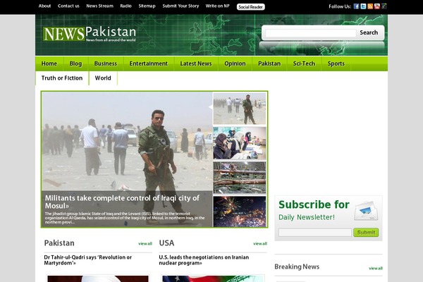 newspakistan.pk site used Advnewspaper