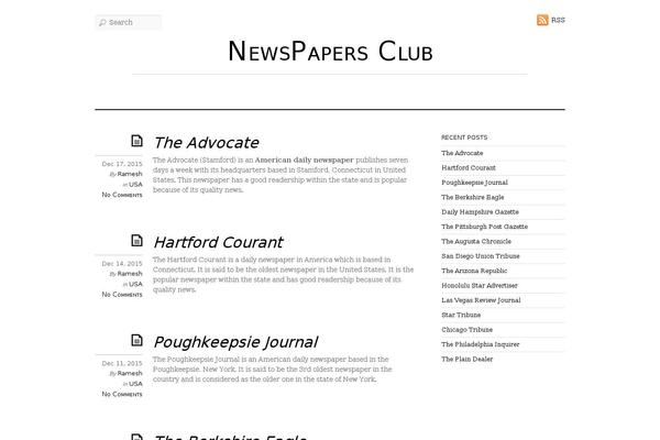 newspapersclub.com site used Elemin
