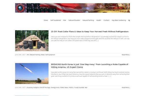 General News theme site design template sample