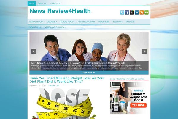 newsreviewforhealth.org site used Healthy