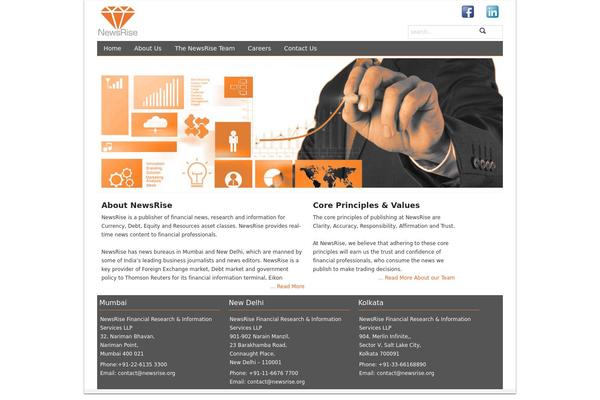 WordPress website example screenshot