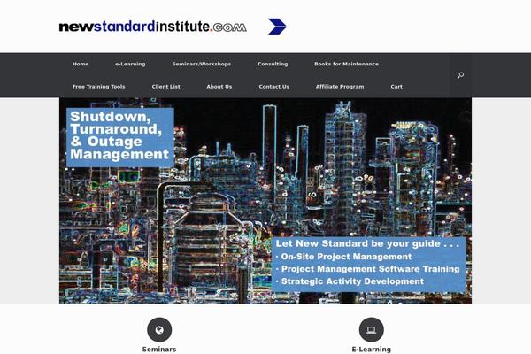 Vantage theme site design template sample