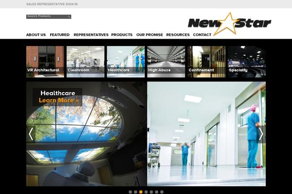 Newstar theme site design template sample