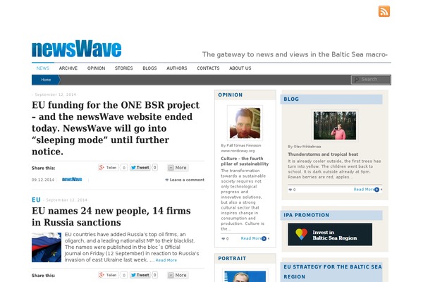 newswave.eu site used Newswave