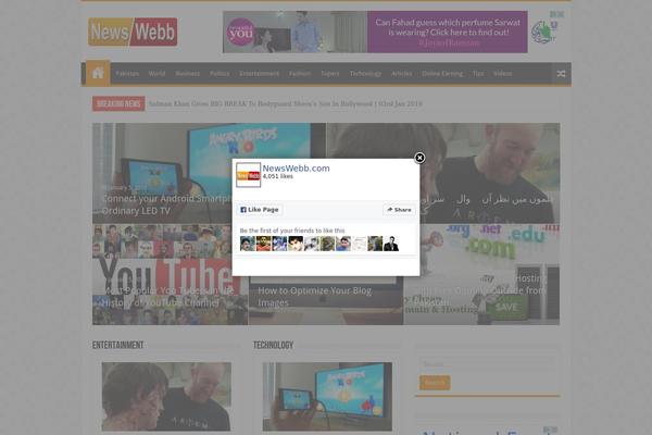 WordPress website example screenshot