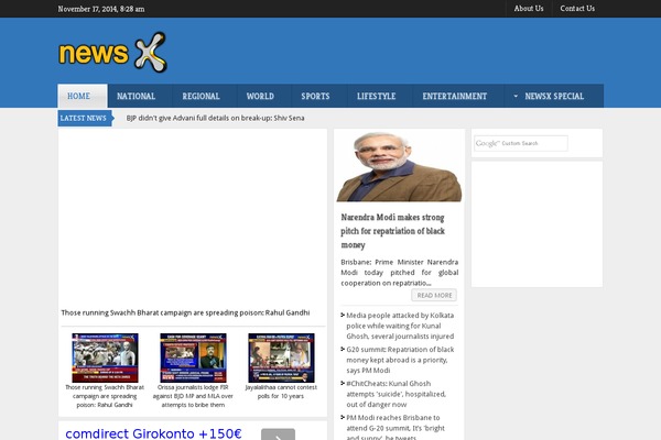 Site using Videojs HTML5 Player plugin