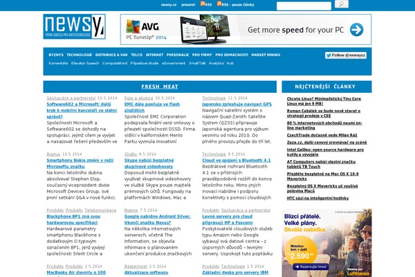 Newsy theme site design template sample