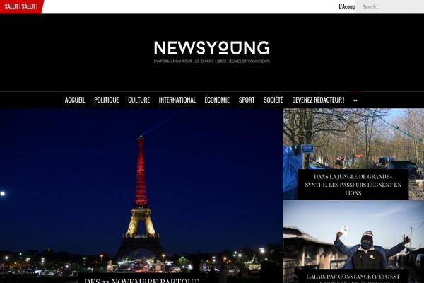 newsyoung.fr site used Venus