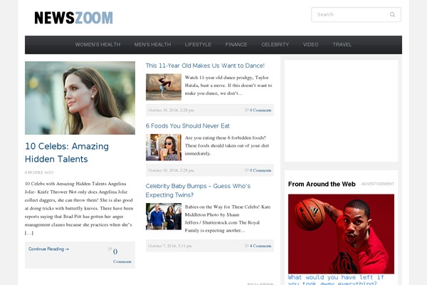 newszoom.com site used Tribune-child