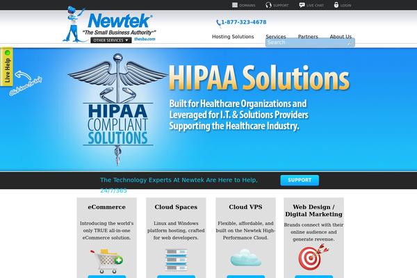 newtektechnology.com site used Webservices