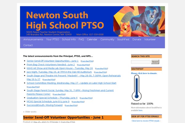 newtonsouthptso.org site used Ptonewton