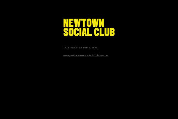 newtownsocialclub.com site used Newtown